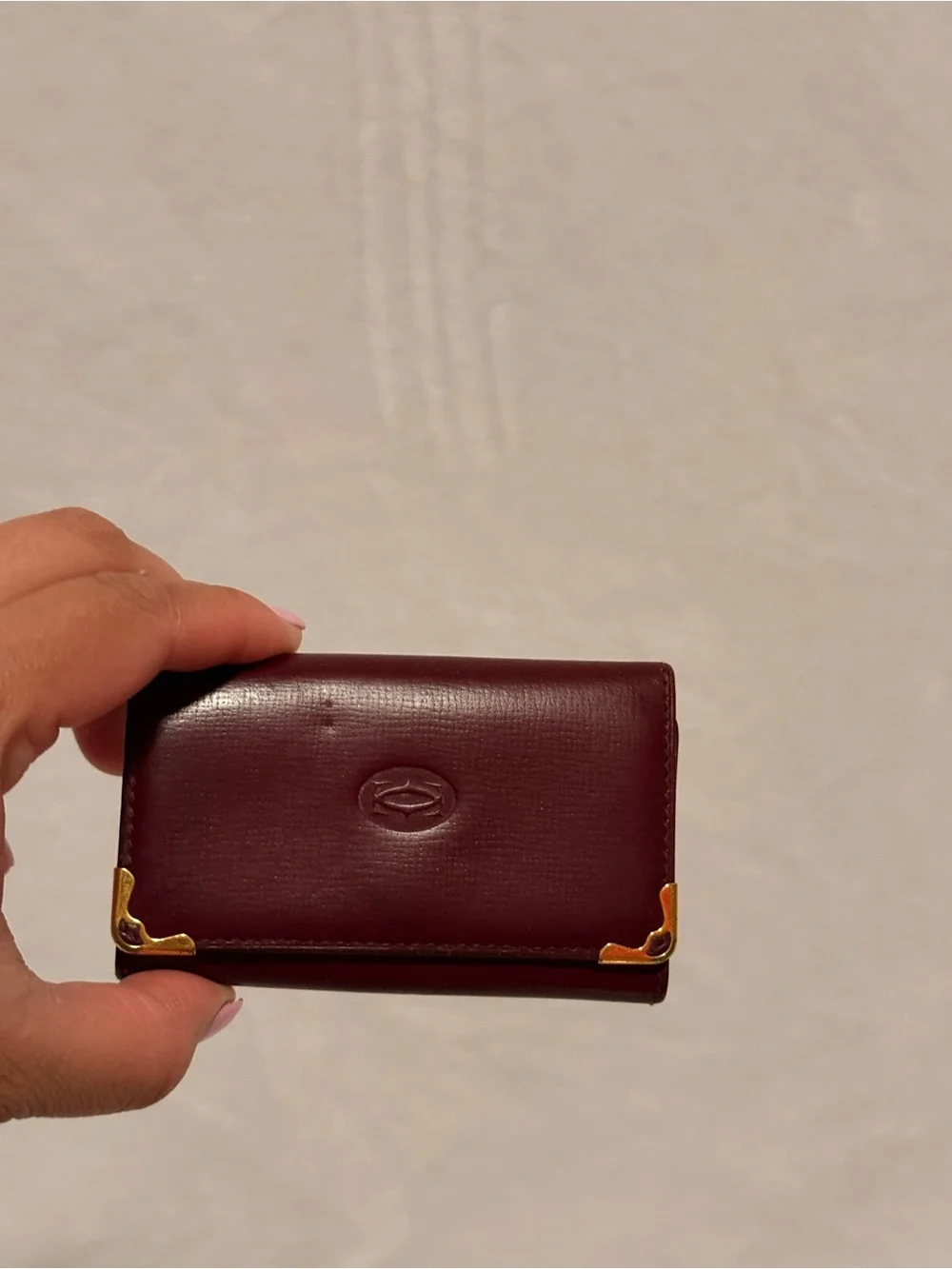Cartier Must de Cartier 6-key Ring Burgundy